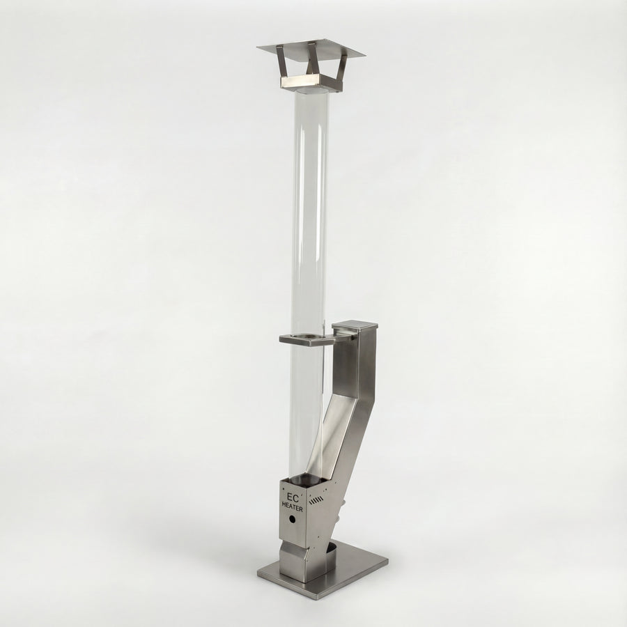 E&C stainless steel pellet stove
