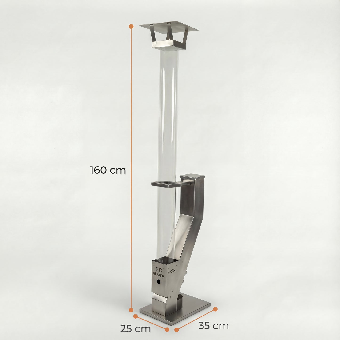 E&C stainless steel pellet stove