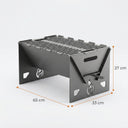 E&C Nomad Compact Portable Grill & Campfire Set