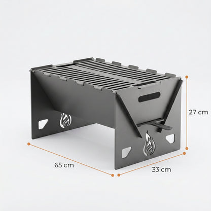 E&C Nomad Compact Portable Grill & Campfire Set