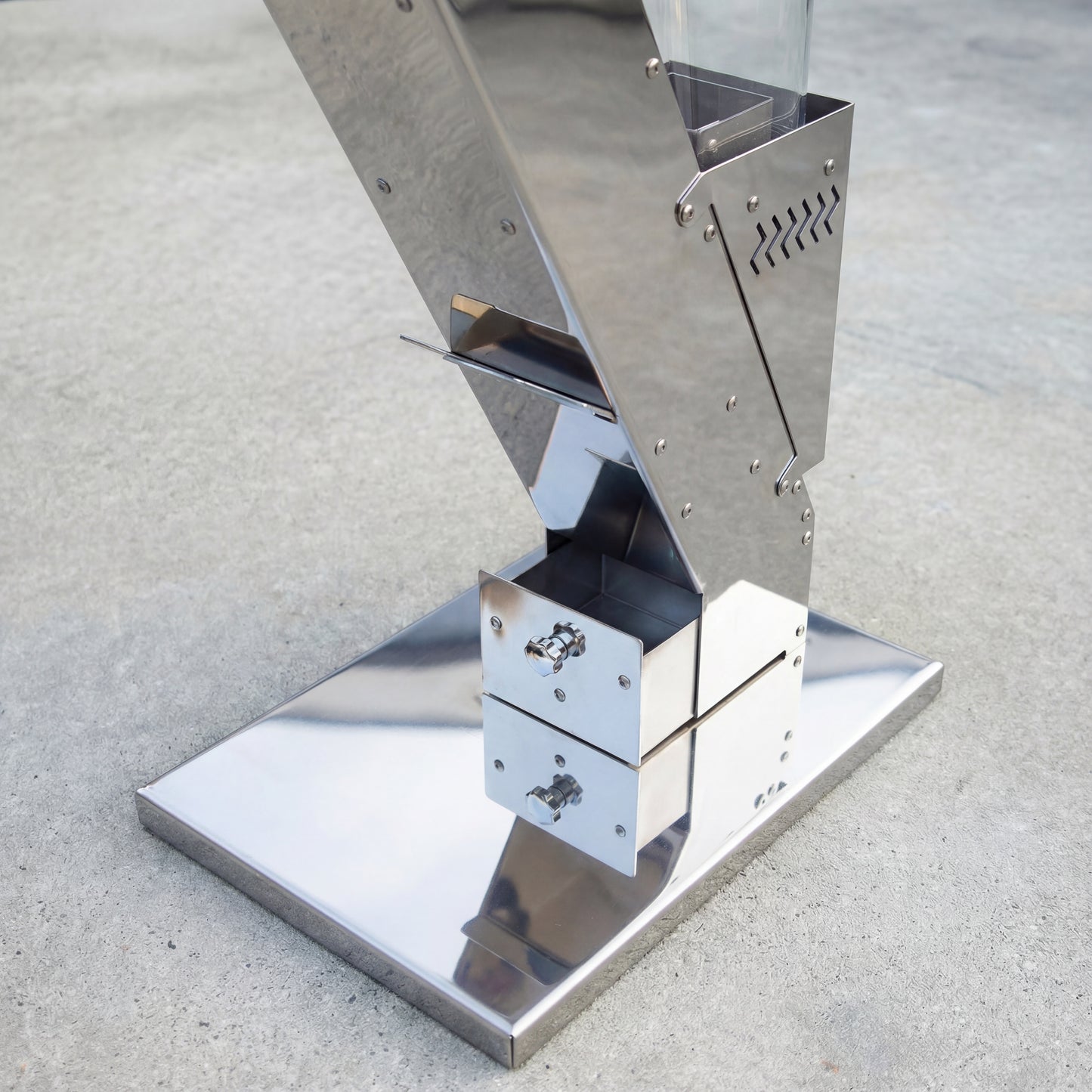E&C stainless steel pellet stove