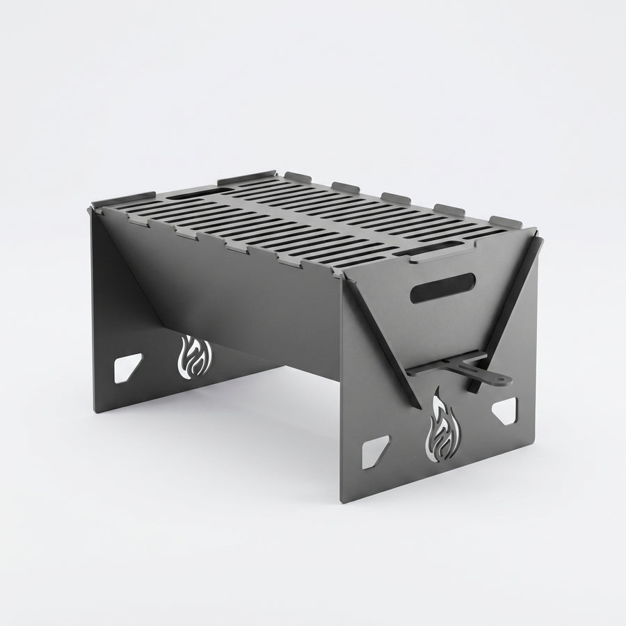 E&C Nomad Compact Portable Grill & Campfire Set